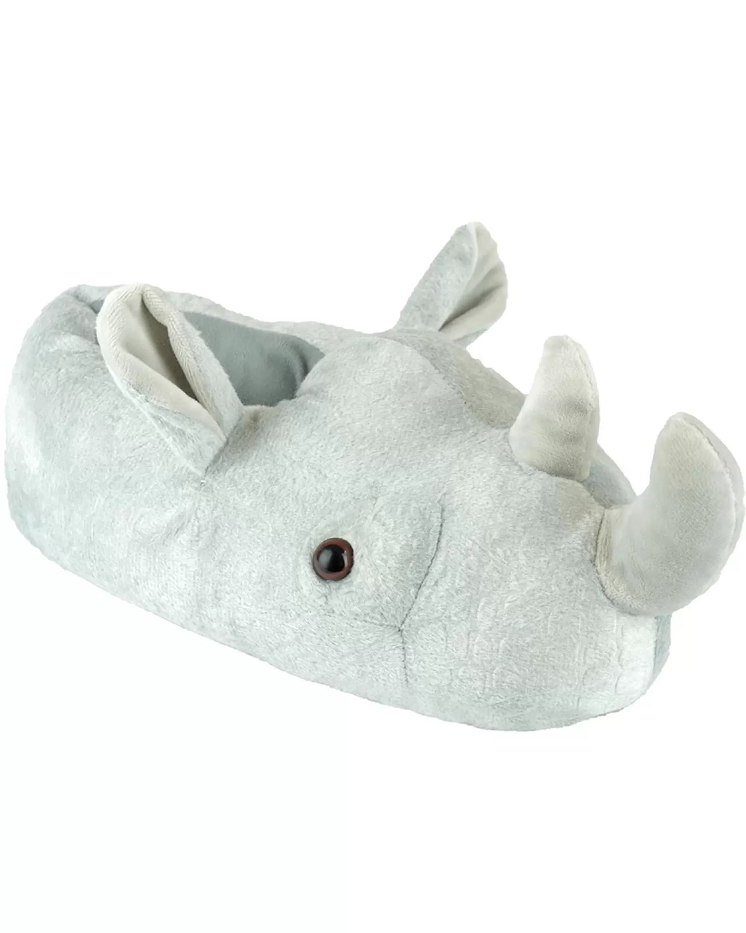 Kids SlumberzzZ Kids Grey Rhino Slippers