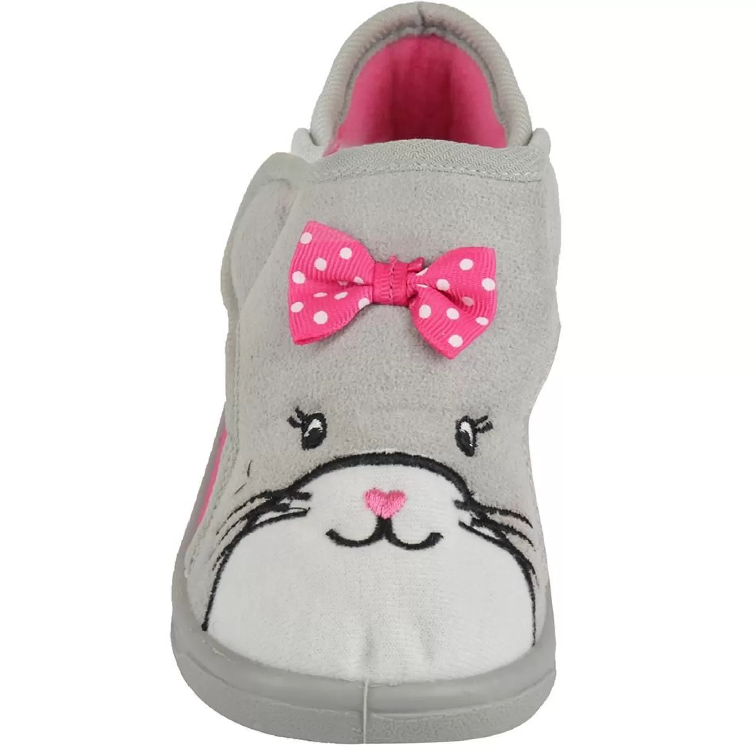 Kids SlumberzzZ Kids Polka Dot Cat Slippers