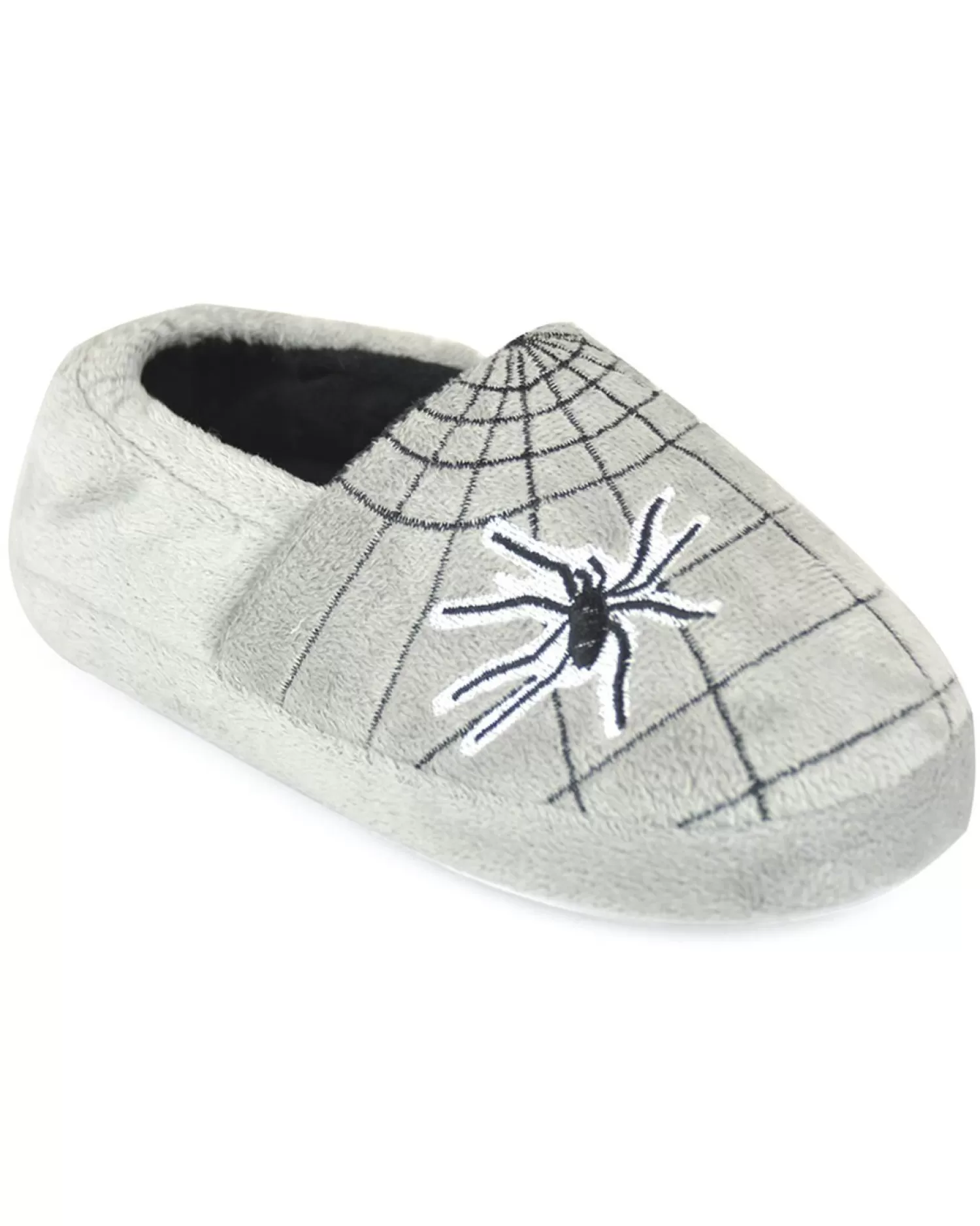 Kids SlumberzzZ Kids Spider Web Slippers - Grey