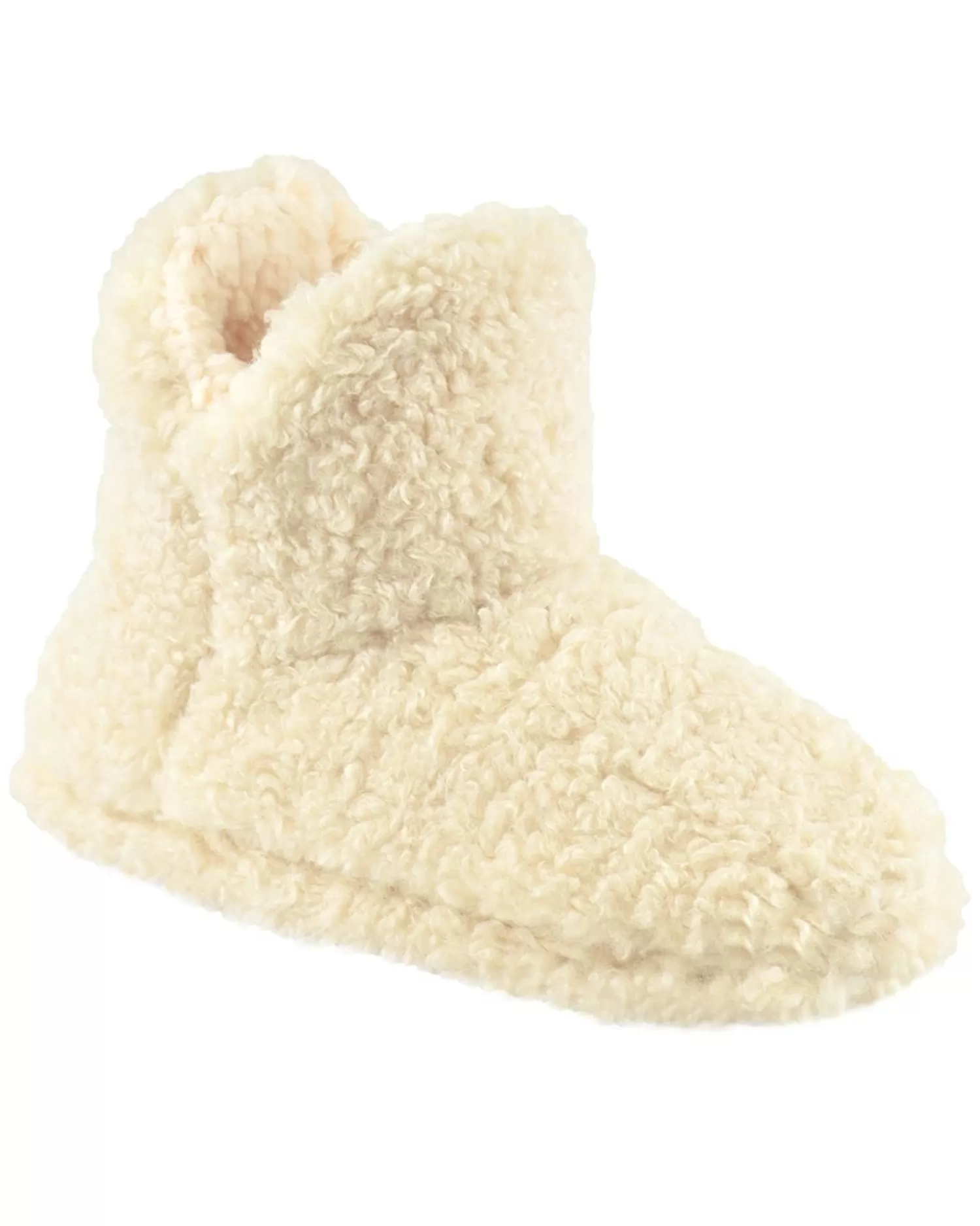 SlumberzzZ Slippers | Teddy Fleece Bootie Slippers - Cream