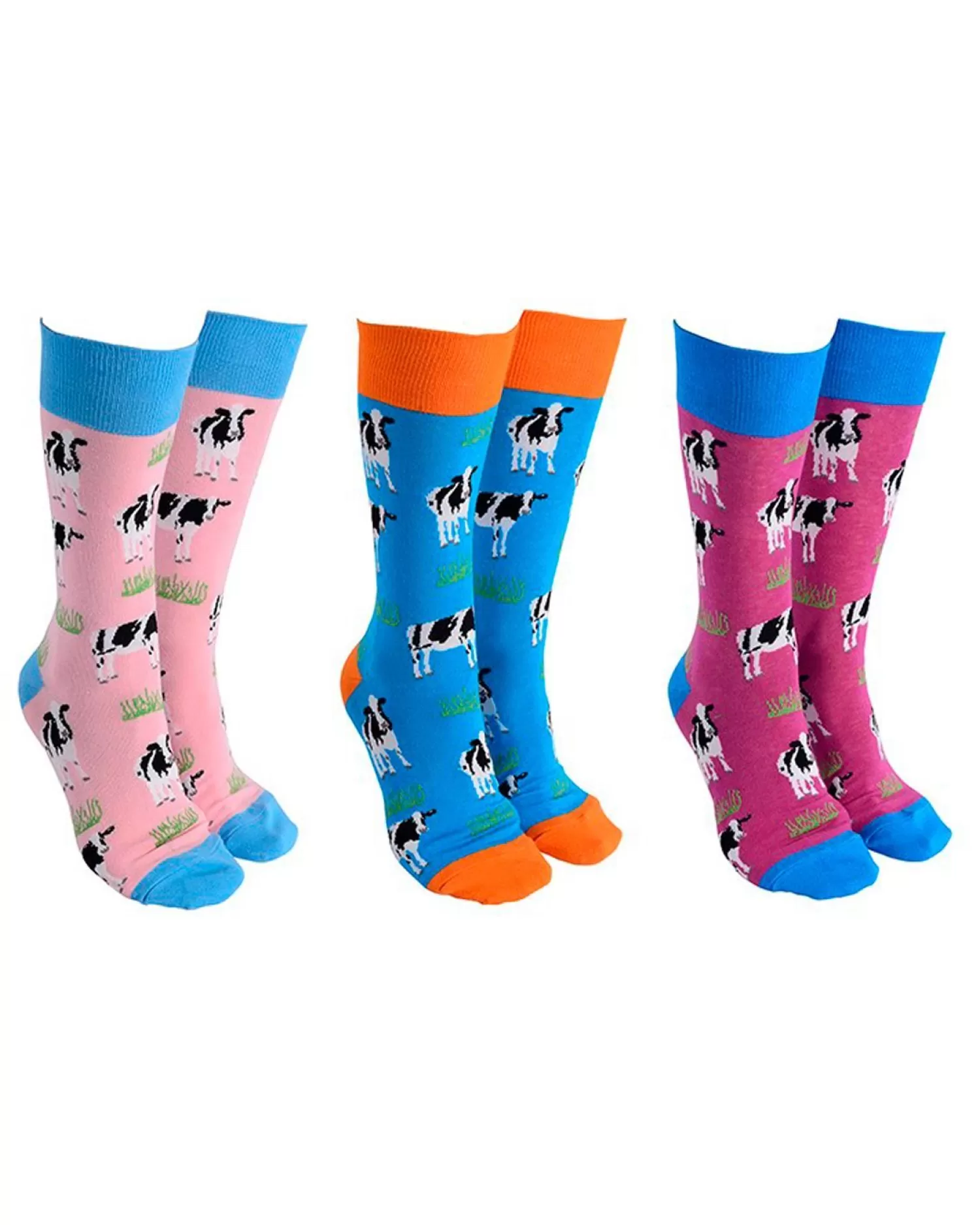 Men Sock Society 3 Pack Cow Socks