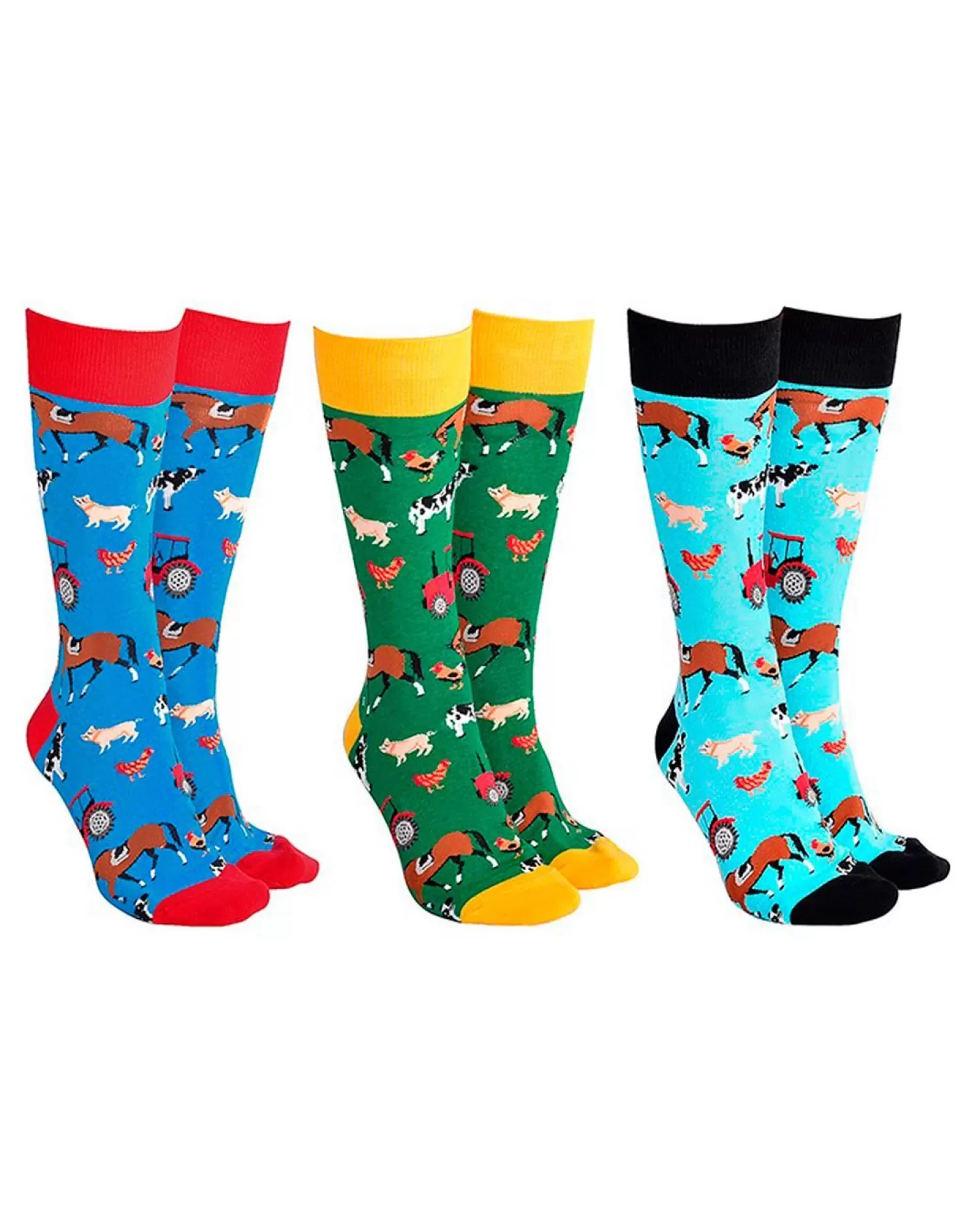 Men Sock Society 3 Pack Farmyard Socks