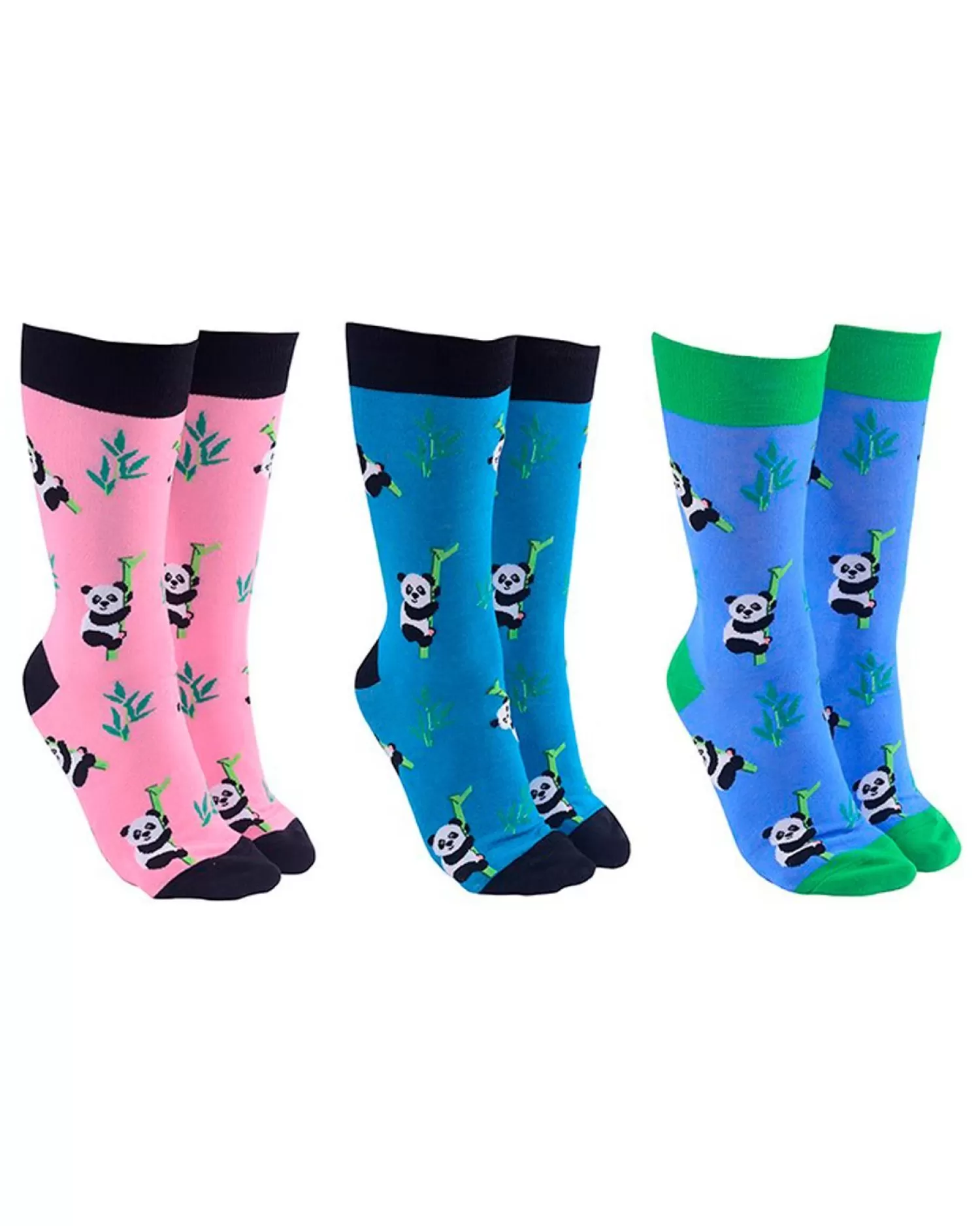 Men Sock Society 3 Pack Panda Socks