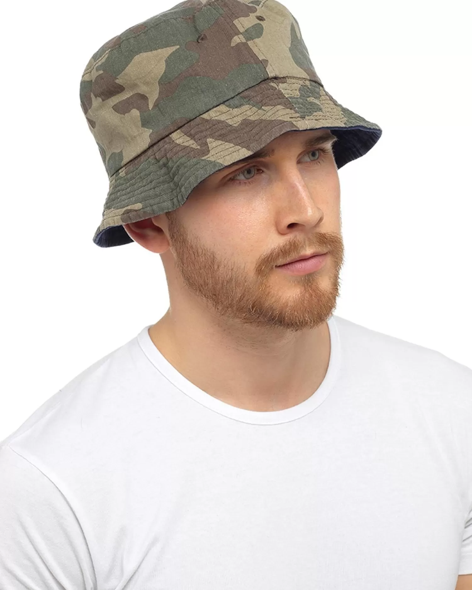 Men Tom Franks Cotton Bucket Hat - Camo