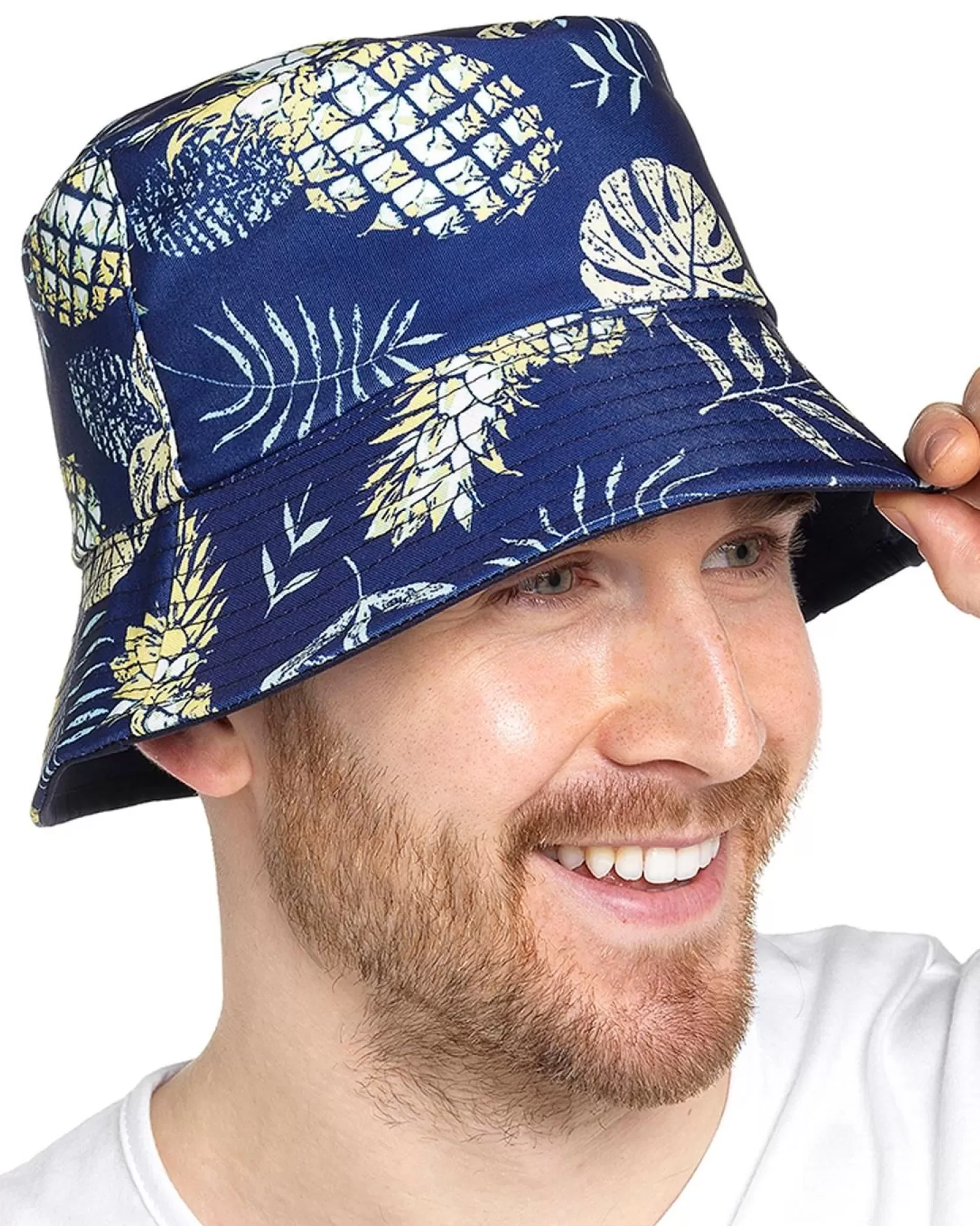 Men Tom Franks Mens Reversible Bucket Hat - Pineapple