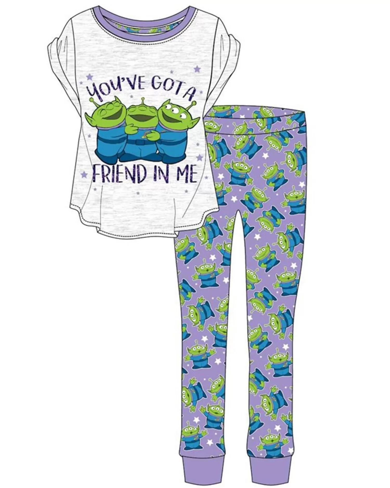Toy Story Pyjamas | Womens You'Ve Got A Friend In Me Pyjamas