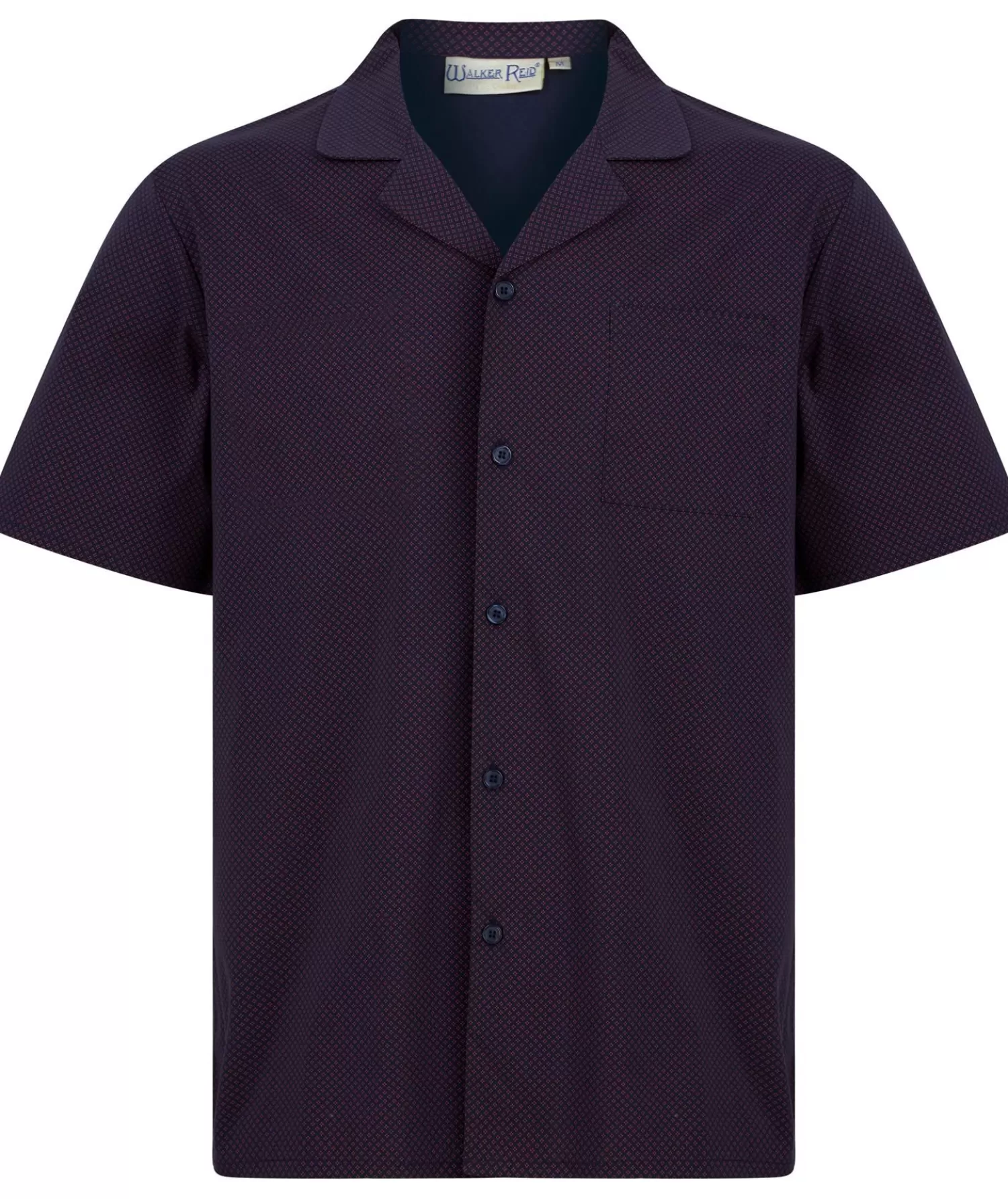 Men Walker Reid Diamond Geo Print Tailored Short Pyjamas