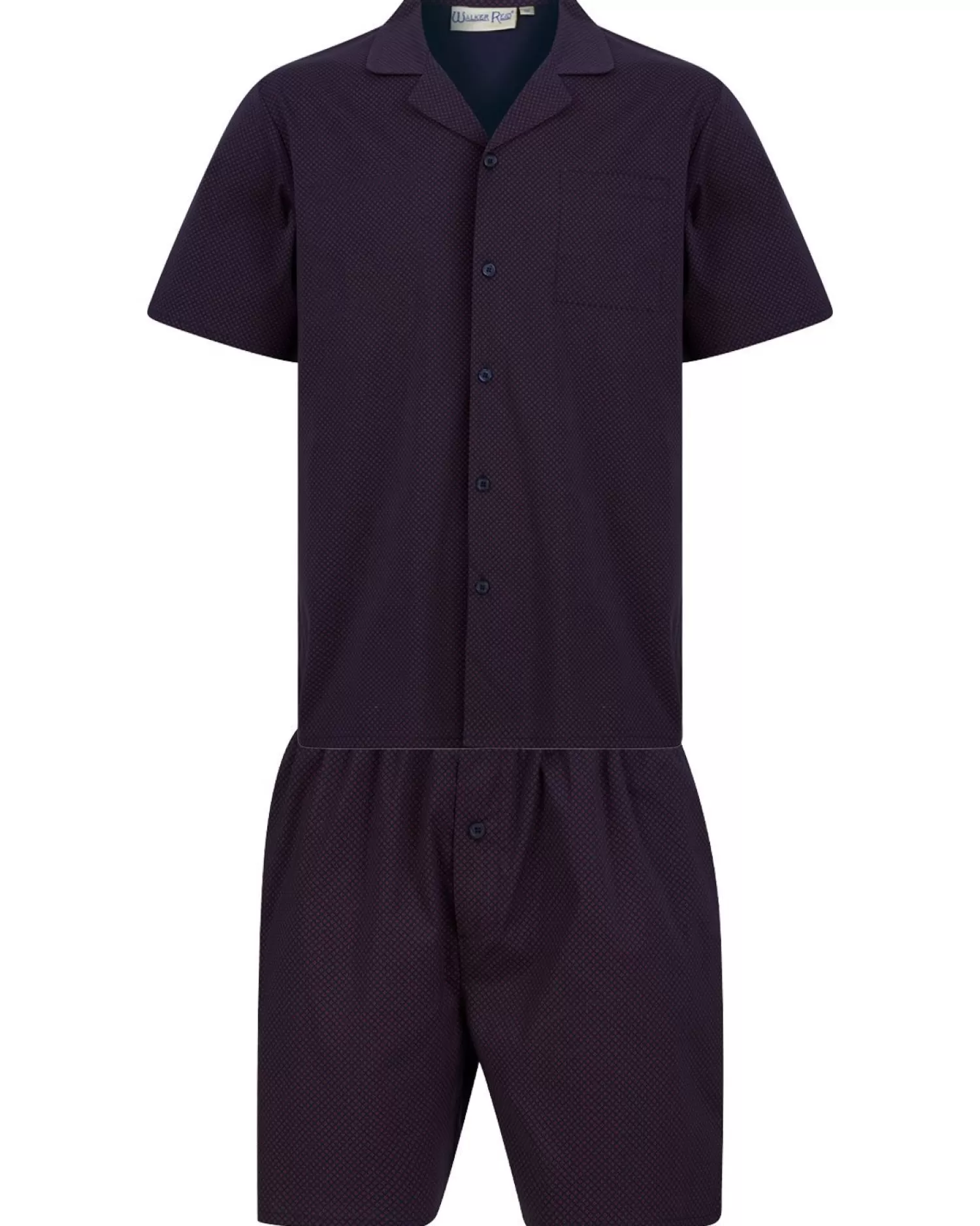 Men Walker Reid Diamond Geo Print Tailored Short Pyjamas
