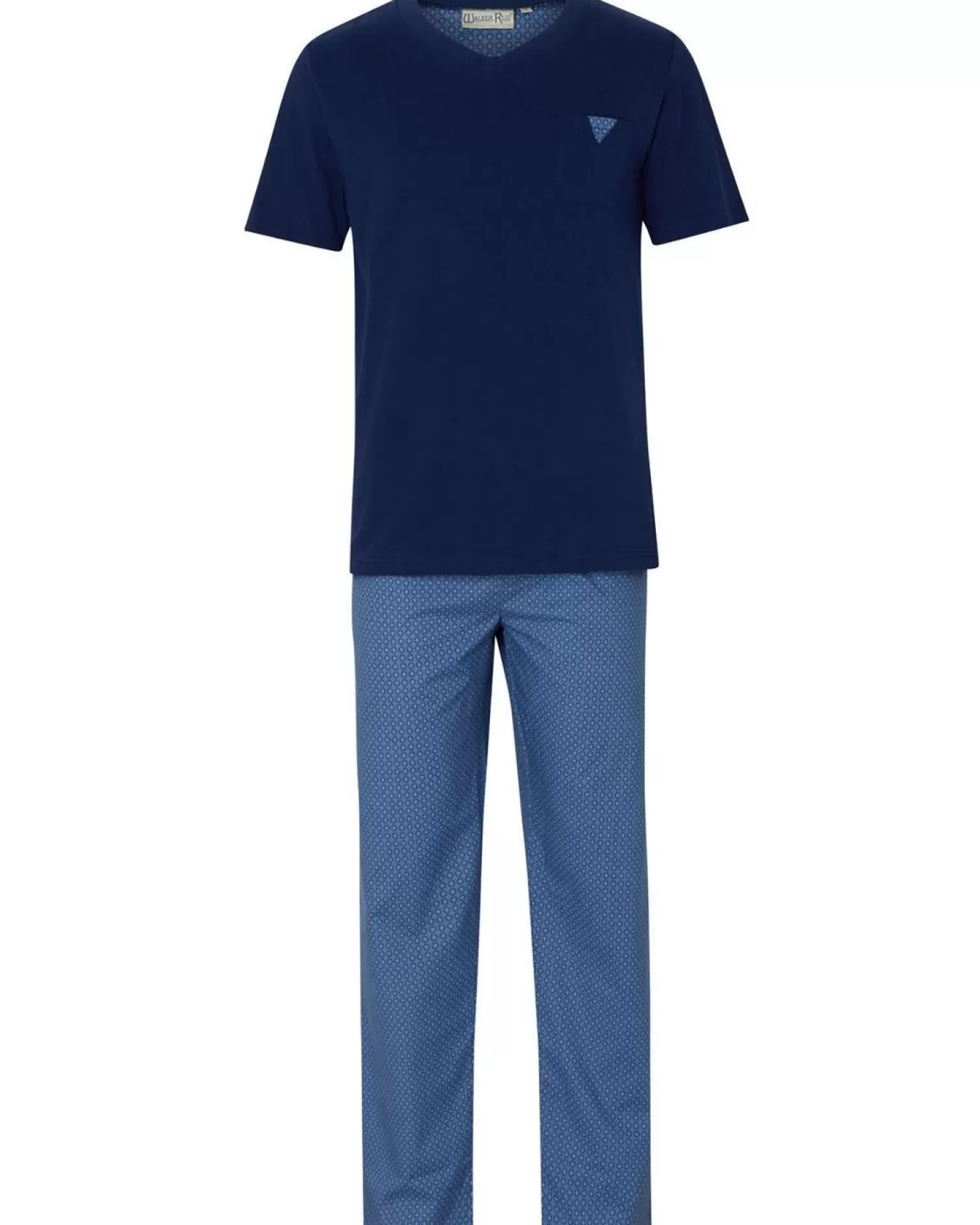 Men Walker Reid Jersey Cotton Pyjama - Blue