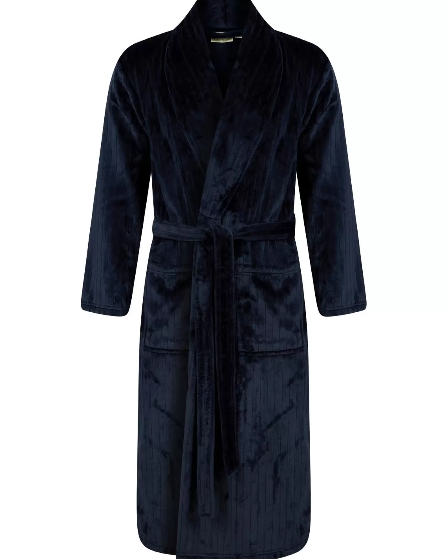 Men Walker Reid Polished Flannel Fleece Dressing Gown